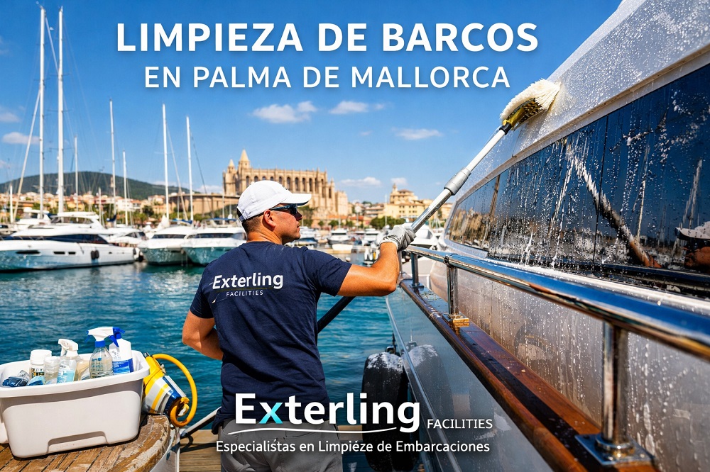 Limpieza de barcos en Palma de Mallorca